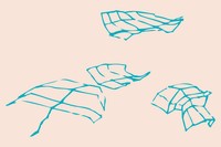 ilustrácia papierových lietadiel